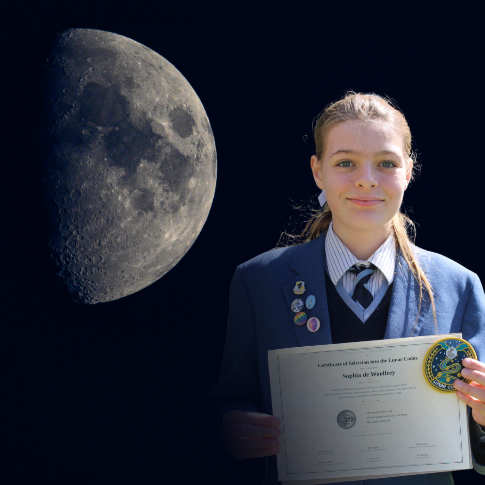 Words Out of This World: Year 7 Student’s Poem Selected for the Moon